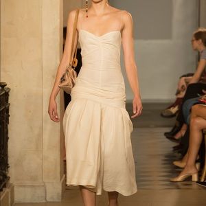 #Jacquemus La Bomba Limao Linen Dress FR 38
